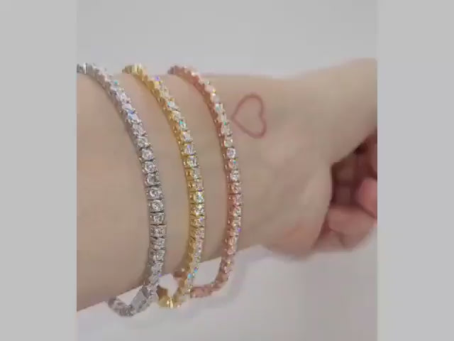 Sparling diamond bracelets 